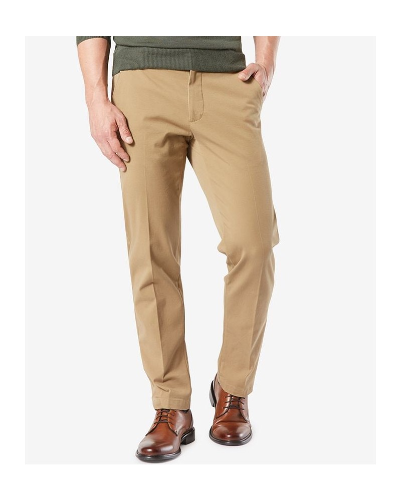 Men's Workday Smart 360 Flex Straight Fit Khaki Stretch Pants Tan/Beige $29.90 Pants
