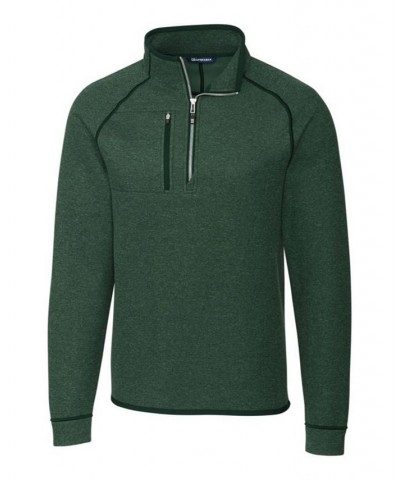 Men's Big and Tall Mainsail Half Zip Sweater Green $60.90 Sweaters
