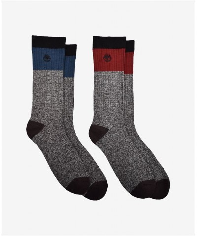 Men's Colorblock Crew Socks, Pack of 2 $12.54 Socks