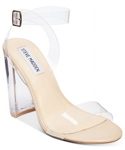 Women's Camille Vinyl Dress Sandals Tan/Beige $44.69 Shoes