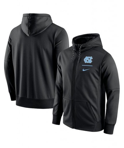 Men's Black North Carolina Tar Heels Logo Stack Performance Full-Zip Hoodie $44.10 Sweatshirt