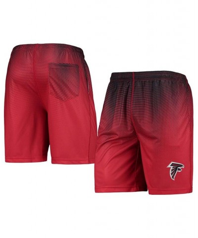 Men's Red and Black Atlanta Falcons Pixel Gradient Training Shorts $23.19 Shorts