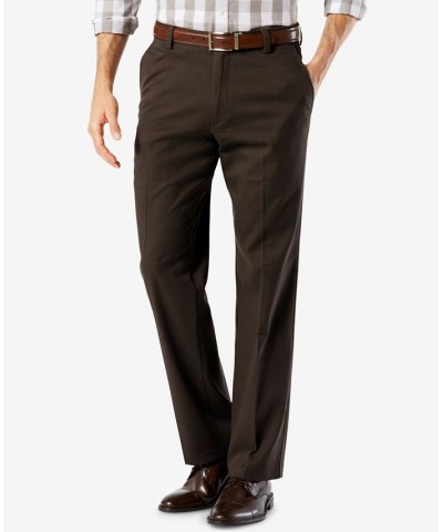 Men's Easy Straight Fit Khaki Stretch Pants Coffee Bean $22.50 Pants