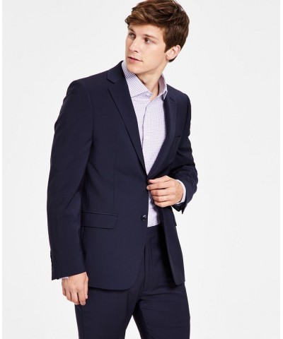 Men's Skinny-Fit Extra Slim Infinite Stretch Suit Jacket Navy $65.88 Suits
