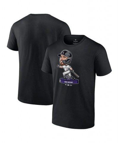 Men's Kris Bryant Black Colorado Rockies Bobblehead T-shirt $22.56 T-Shirts