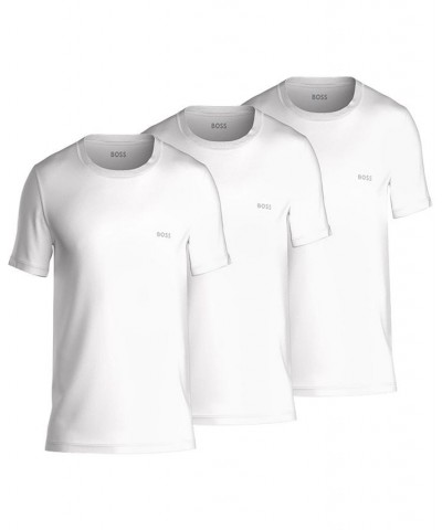 Hugo Boss Men's 3-Pk. Classic Solid T-Shirts White $25.48 Undershirt