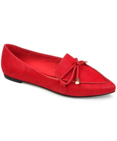 Women's Muriel Flat Red $40.00 Shoes