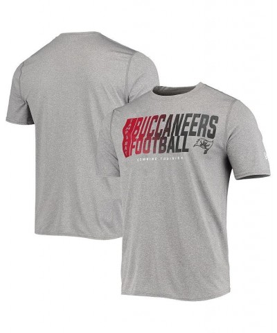 Men's Heathered Gray Tampa Bay Buccaneers Combine Authentic Game On T-shirt $18.87 T-Shirts
