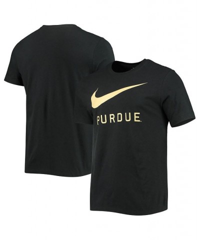 Men's Black Purdue Boilermakers Big Swoosh T-shirt $26.99 T-Shirts