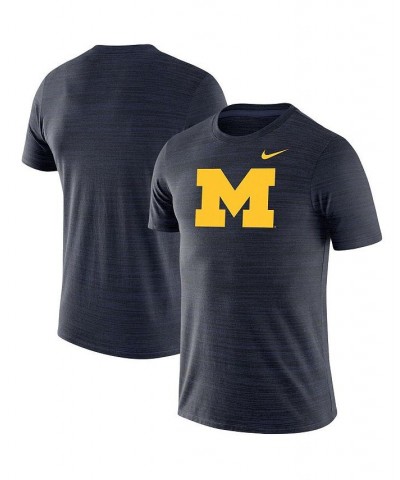 Men's Navy Michigan Wolverines Team Logo Velocity Legend Performance T-shirt $26.95 T-Shirts