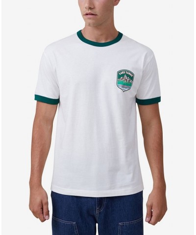 Men's Premium Loose Fit Souvenir Crewneck T-shirt White $18.00 T-Shirts