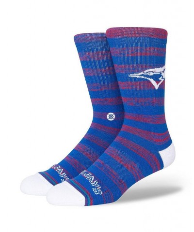 Men's Toronto Blue Jays Twist Logo Crew Socks $11.34 Socks