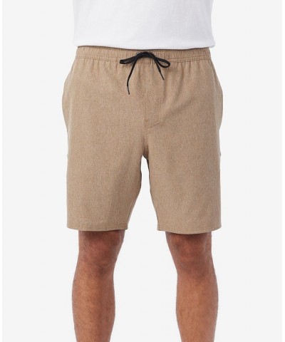 Men's Reserve 18" Elastic Waist Hybrid Shorts Tan/Beige $30.55 Shorts