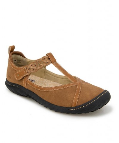 Women's Buttercup Flats Tan/Beige $35.60 Shoes