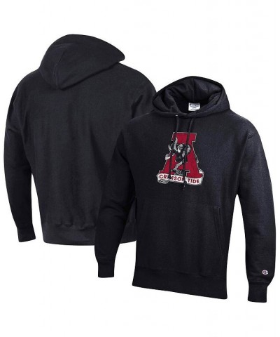 Men's Black Alabama Crimson Tide Vault Logo Reverse Weave Pullover Hoodie $41.80 Sweatshirt