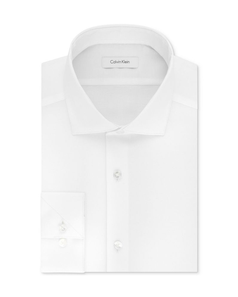 Calvin Klein Men's STEEL Slim-Fit Non-Iron Stretch Performance Dress Shirt PD01 $29.40 Dress Shirts