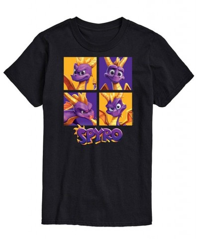 Men's Spyro Blocks T-shirt Black $14.00 T-Shirts