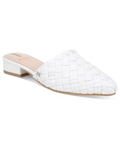 Women's Page Slide Flats White $43.70 Shoes