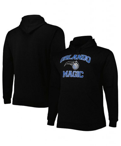 Men's Black Orlando Magic Big and Tall Heart and Soul Pullover Hoodie $34.09 Sweatshirt