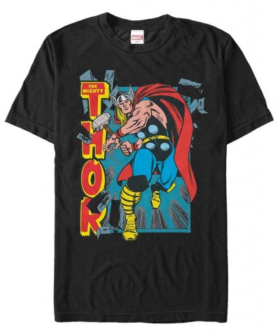 Marvel Men's Comic Collection The Mighty Thor Short Sleeve T-Shirt Black $18.54 T-Shirts