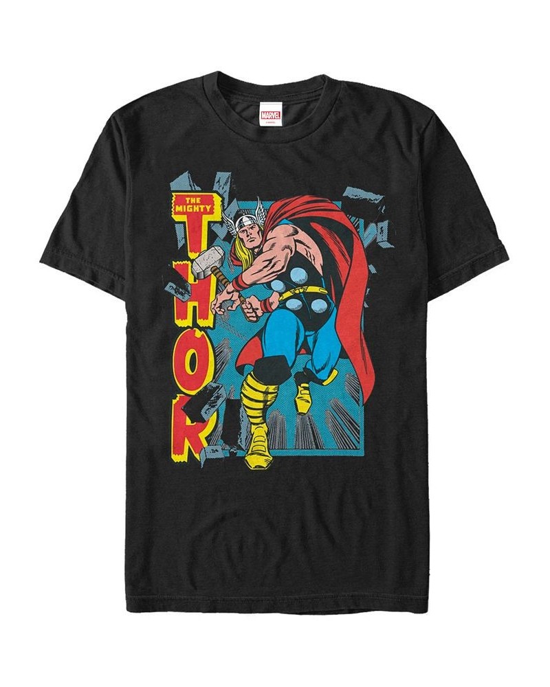 Marvel Men's Comic Collection The Mighty Thor Short Sleeve T-Shirt Black $18.54 T-Shirts